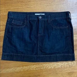 Old Navy dark denim mini skirt